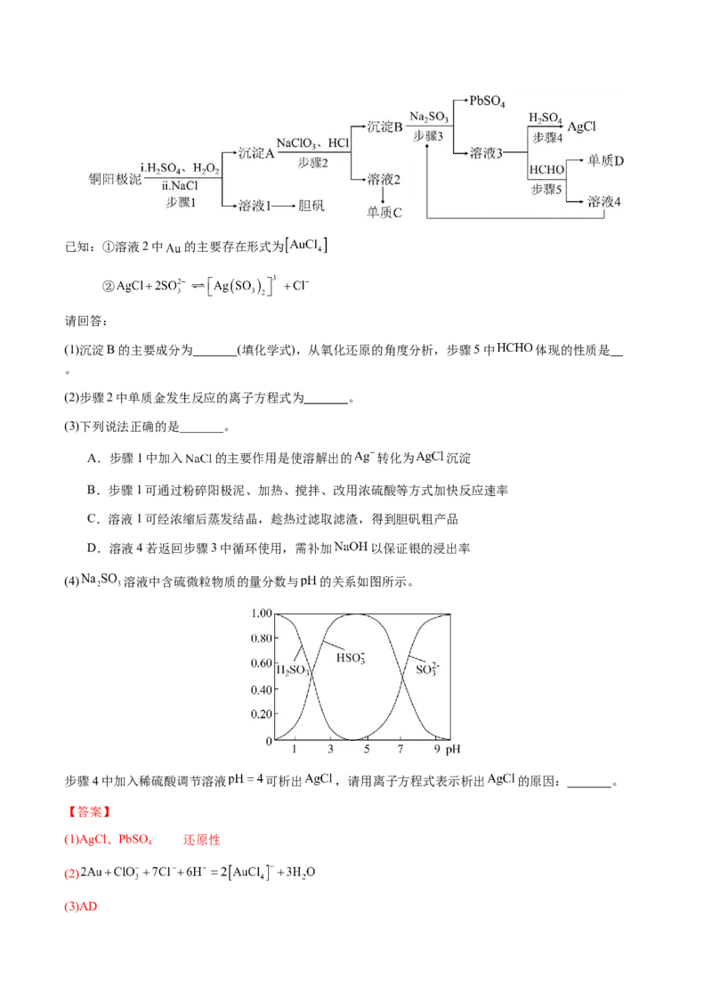 专题07陌生情境中化学(离子)方程式的书写（解析版）-备战2025年高考化学二轮&middot;突破提升专题复习讲义（新高考通用）_05高考化学_2025年新高考资料_二轮复习