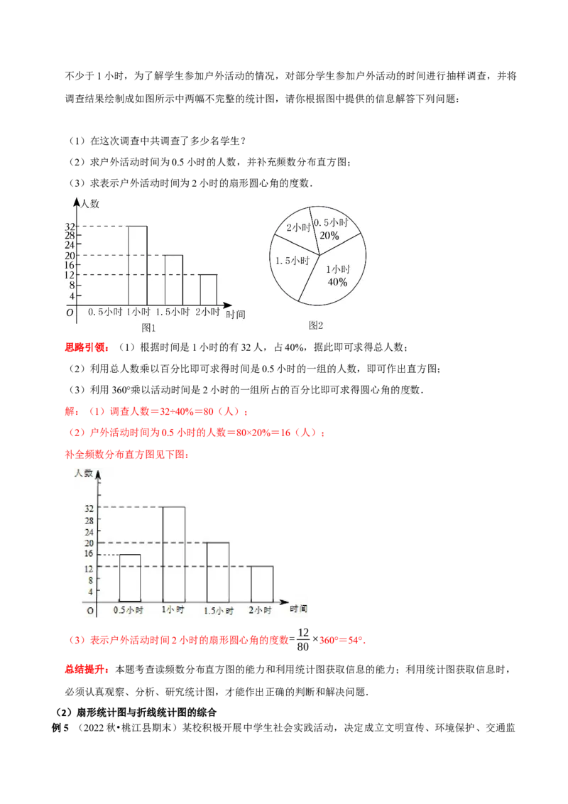 专题20数据的收集、整理与描述中的统计图表的综合运用（解析版）_初中数学人教版_7下-初中数学人教版_7下-初中数学人教版（旧版）赠送_07专项讲练