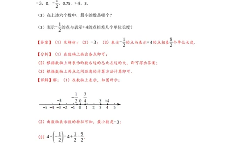 1.2.2数轴（解析版）_初中数学人教版_7上-初中数学人教版_7上-初中数学人教版（旧版）赠送_07专项讲练_划重点2023-2024学年七年级数学上册同步讲与练（人教版）
