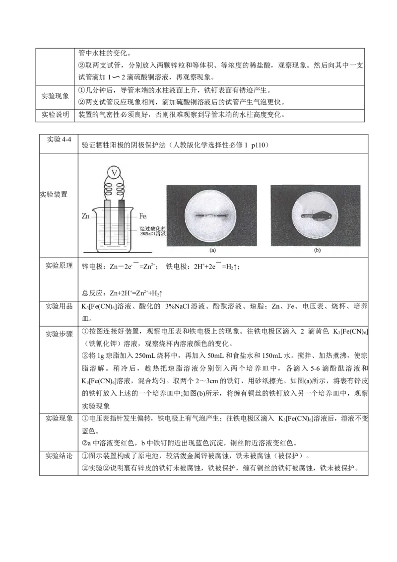 专题3+选择性必修1++高考考前必读教材基础知识（回归教材+课本实验）-备战2024年高考化学抢分秘籍（新高考专用）[44358481]_05高考化学_2024年新高考资料_5.2024三轮冲刺