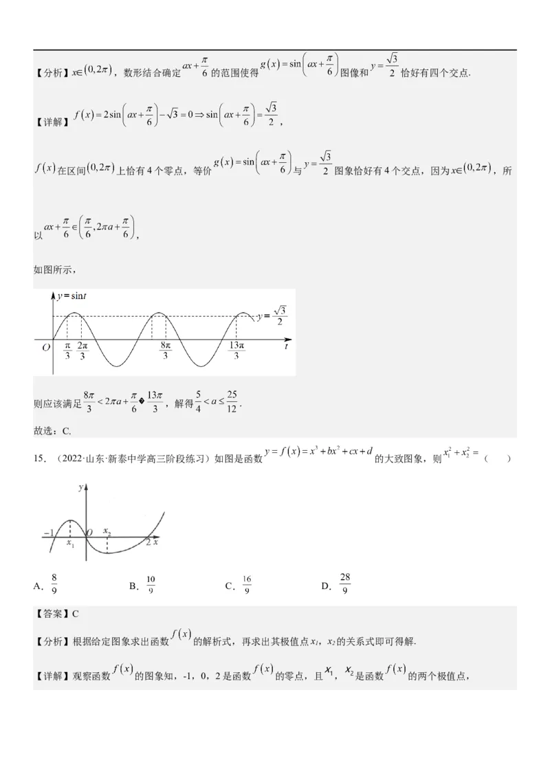 解密06讲：函数图像、方程与零点（解析版）_2.2025数学总复习_2023年新高考资料_二轮复习_考点2023年高考数学二轮复习讲义+训练（新高考专用）
