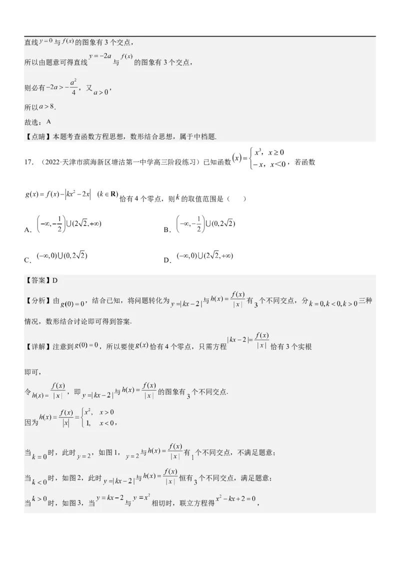 解密06讲：函数图像、方程与零点（解析版）_2.2025数学总复习_2023年新高考资料_二轮复习_考点2023年高考数学二轮复习讲义+训练（新高考专用）