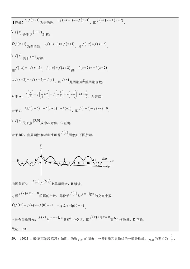 解密06讲：函数图像、方程与零点（解析版）_2.2025数学总复习_2023年新高考资料_二轮复习_考点2023年高考数学二轮复习讲义+训练（新高考专用）
