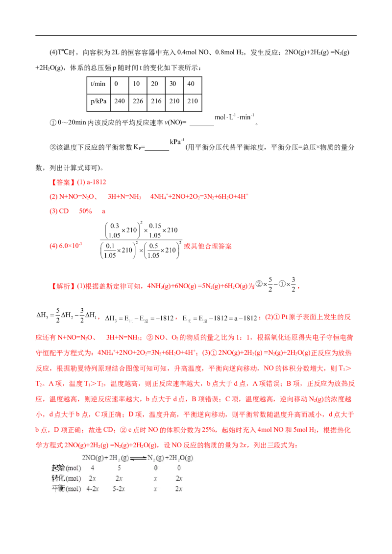 专项27Kp（解析版）_05高考化学_新高考复习资料_2023年新高考资料_专项复习_2023年高考化学热点专项导航与精练（新高考专用）