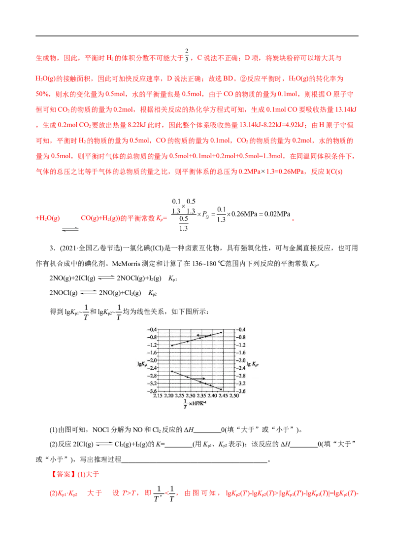 专项27Kp（解析版）_05高考化学_新高考复习资料_2023年新高考资料_专项复习_2023年高考化学热点专项导航与精练（新高考专用）