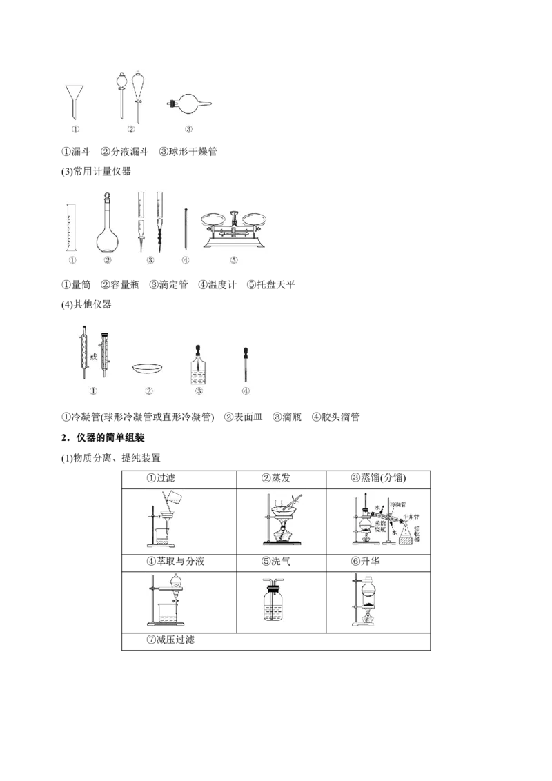 专题11化学实验基础（讲）-2023年高考化学二轮复习讲练测（新高考专用）（解析版）_05高考化学_新高考复习资料_2023年新高考资料_二轮复习