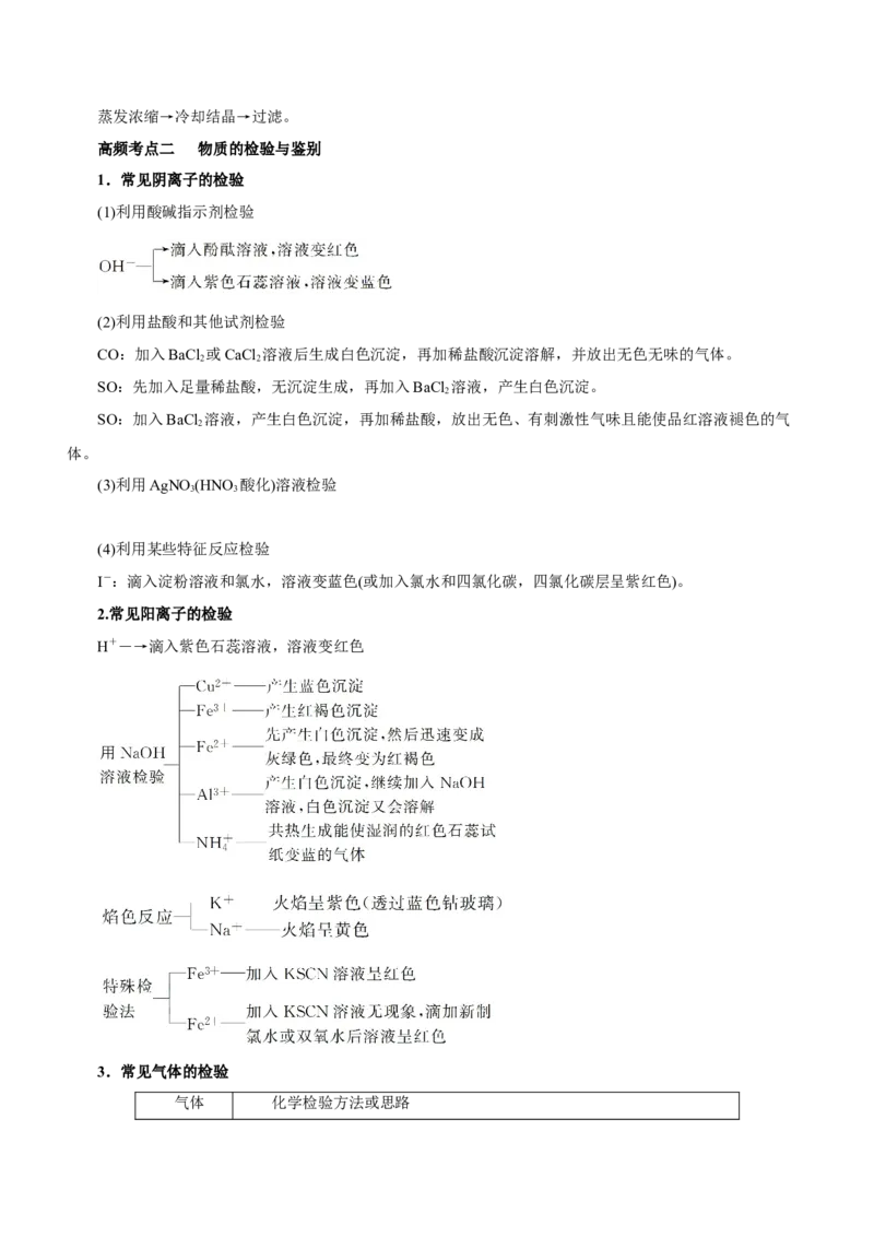 专题11化学实验基础（讲）-2023年高考化学二轮复习讲练测（新高考专用）（解析版）_05高考化学_新高考复习资料_2023年新高考资料_二轮复习
