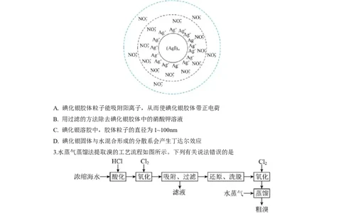 2024届高考化学一轮复习限时训练：《化学物质及其变化》专题04(学生版)_05高考化学_2024年新高考资料_3.2024专项复习_2024届高考化学一轮复习限时训练