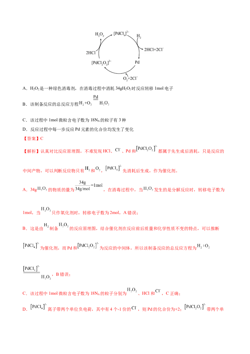 专题04氧化还原反应-2022年高考真题和模拟题化学分专题训练（教师版含解析）_05高考化学_2024年新高考资料_1.2024一轮复习_赠2022年高考化学真题与模拟题分类训练