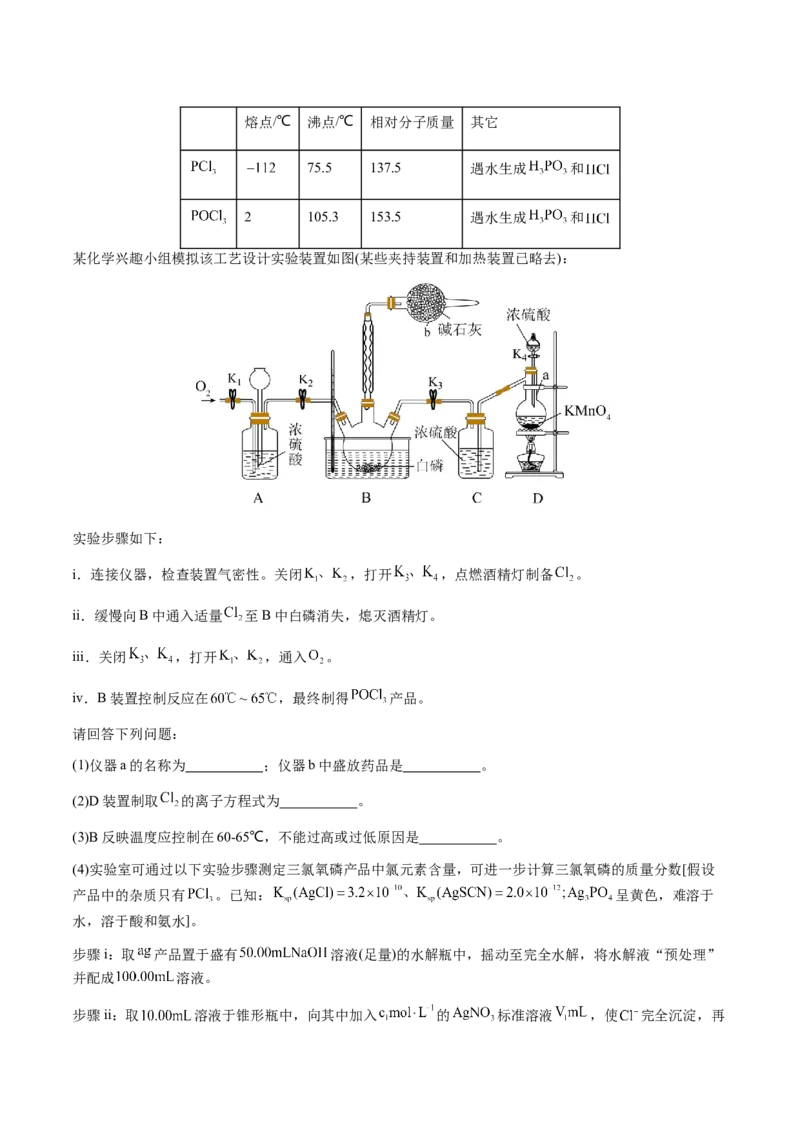 专题24化学实验综合题&mdash;&mdash;物质制备类（原卷版）-备战2025年高考化学二轮&middot;突破提升专题复习讲义（新高考通用）_05高考化学_2025年新高考资料_二轮复习_01高考语文等多个文件