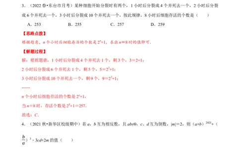 专题1.8有理数（压轴题综合训练卷）（人教版）（解析版）_初中数学人教版_7上-初中数学人教版_7上-初中数学人教版（旧版）赠送_07专项讲练