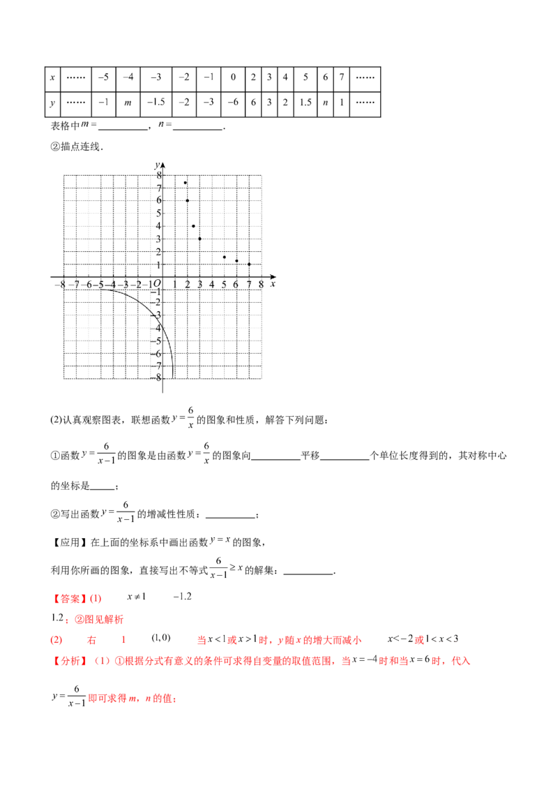 专题26.1反比例函数（十大考点）（解析版）_初中数学人教版_9下-初中数学人教版_07专项讲练_2023-2024学年九年级数学下册考点剖析及精准练习（人教版）