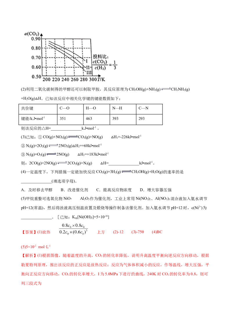 专题07化学反应中的能量变化-2020年高考化学真题与模拟题分类训练（教师版含解析）_05高考化学_新高考复习资料_2022年新高考资料_2022年一轮复习各版本