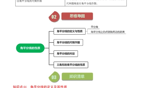 第03讲角平分线的性质（学生版）_初中数学_八年级数学上册（人教版）_同步讲义-U18_2024版