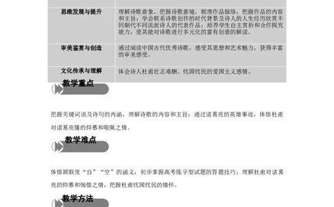 精品教学《蜀相》（教学设计）-2019-2020学年高二语文同步教学(统编版选择性必修下)_高语_人教版高中语文_05部编高中语文选择性必修下册_03课件+教案