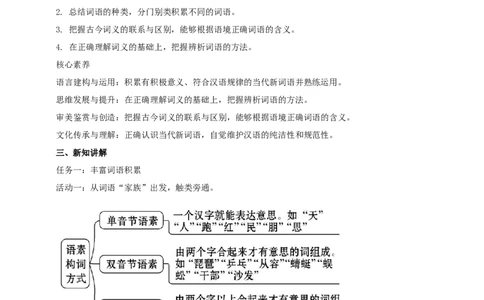 统编版高中语文必修一第八单元词语积累与解释_高语_人教版高中语文_01部编高中语文必修上册_04课件+教案+课文录音配套版（3.6更新）