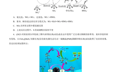 专题10化学反应机理与历程（练）（原卷版）_05高考化学_通用版（老高考）复习资料_2023年复习资料_二轮复习_2023年高考化学二轮复习讲练测（全国通用）