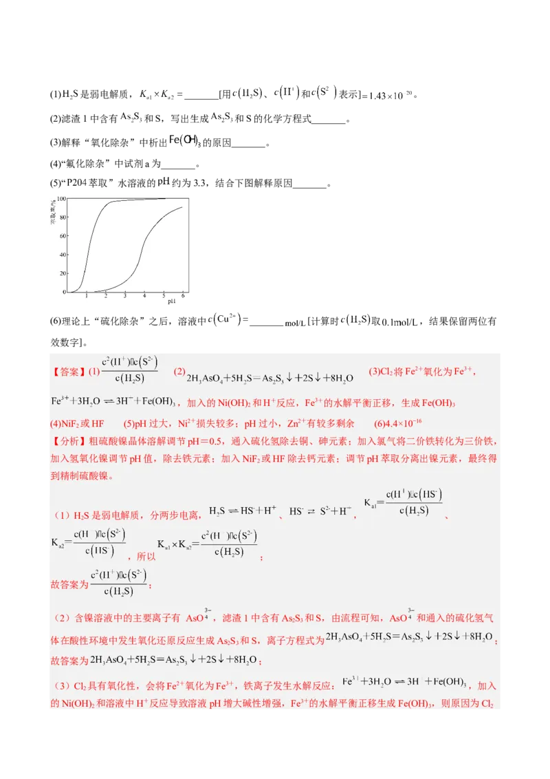 专项01工业流程-2023届高考化学二轮复习知识清单与专项练习（新高考专用）（解析版）_05高考化学_新高考复习资料_2023年新高考资料_二轮复习_非选择题