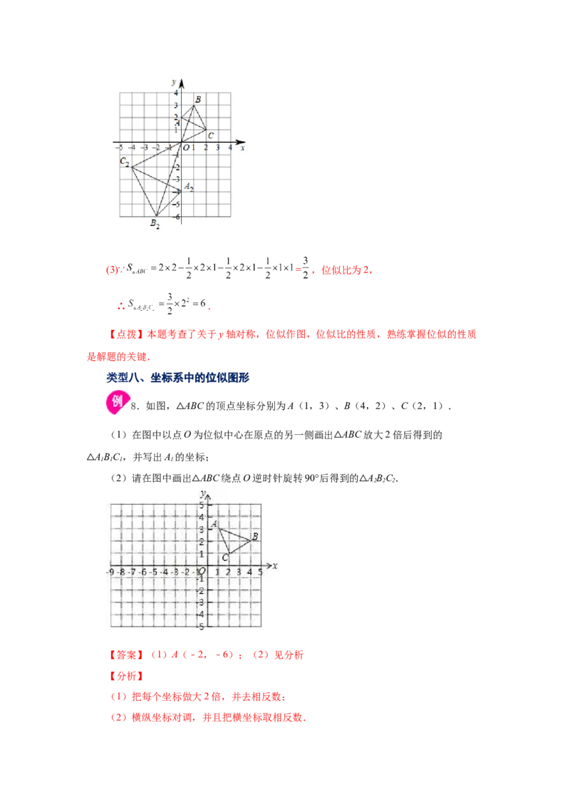 专题27.23位似（知识讲解）-2022-2023学年九年级数学下册基础知识专项讲练（人教版）_初中数学人教版_9下-初中数学人教版_07专项讲练