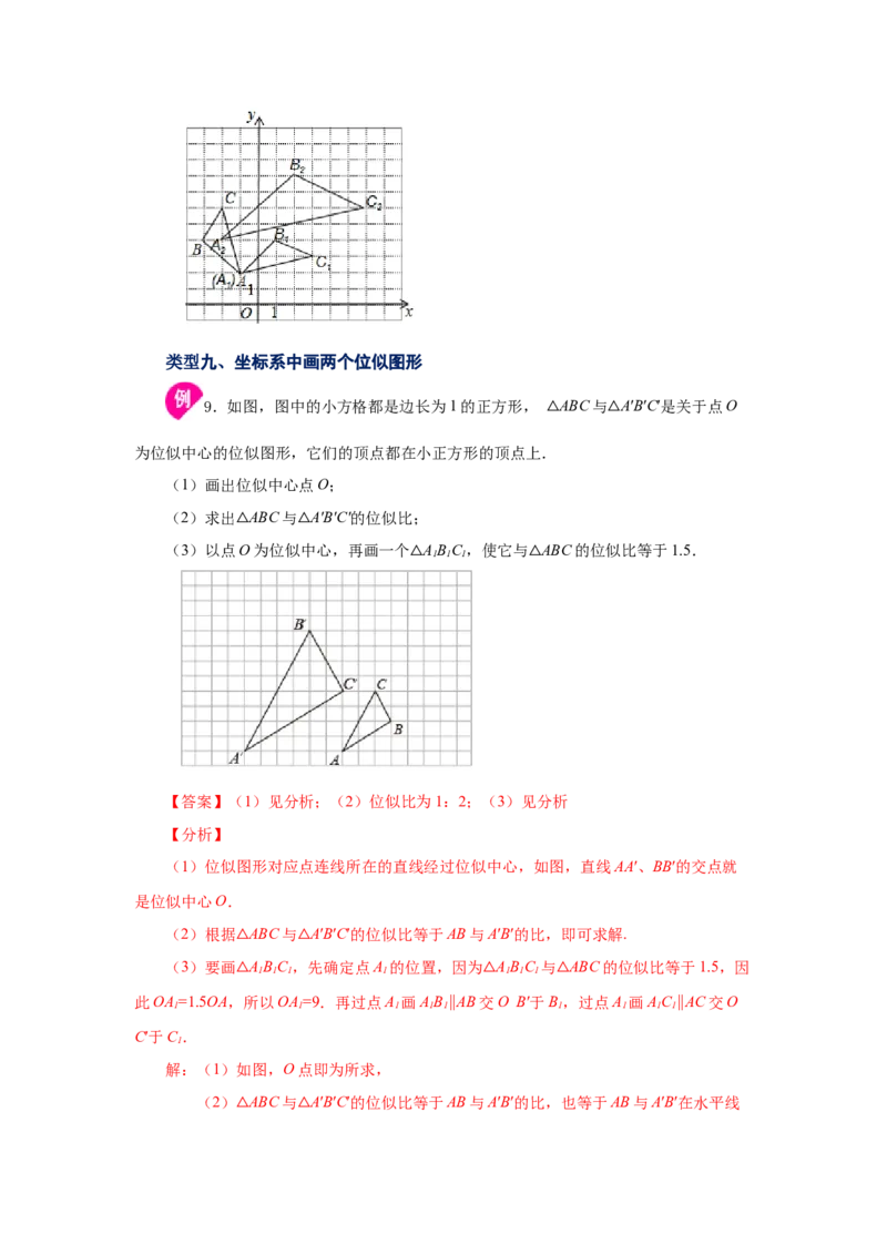 专题27.23位似（知识讲解）-2022-2023学年九年级数学下册基础知识专项讲练（人教版）_初中数学人教版_9下-初中数学人教版_07专项讲练