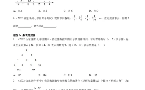 专题07探究与表达规律（八大题型）专项讲练（原卷版）_初中数学人教版_7上-初中数学人教版_7上-初中数学人教版（旧版）赠送_07专项讲练