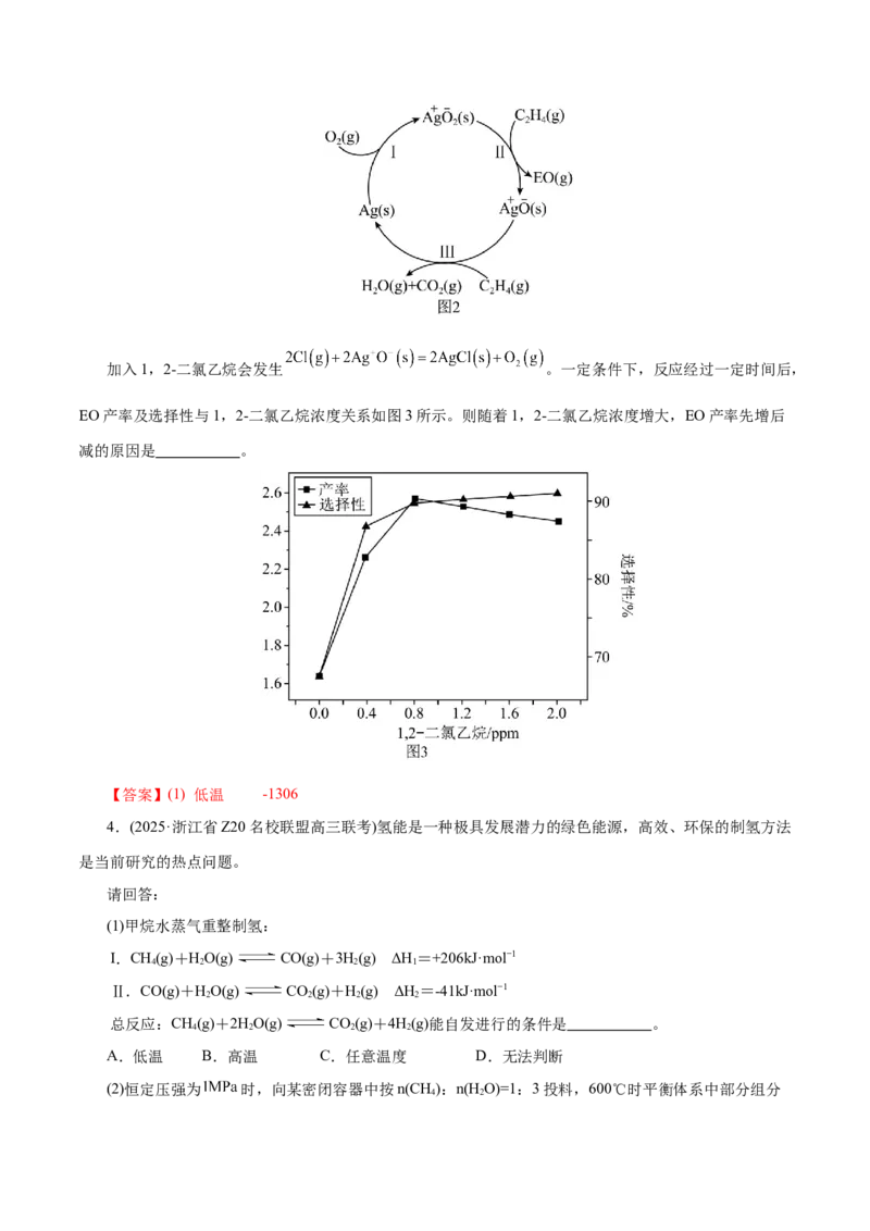 专题09大题突破&mdash;&mdash;化学反应原理综合（练习）（原卷版）_05高考化学_2025年新高考资料_二轮复习_上好课2025年高考化学二轮复习讲练测（新高考通用）3379109_主题三化学反应原理