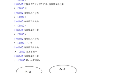 1.2.1有理数_初中数学人教版_7上-初中数学人教版_7上-初中数学人教版（新版）_06习题试卷_同步练习_同步练习+章节练习