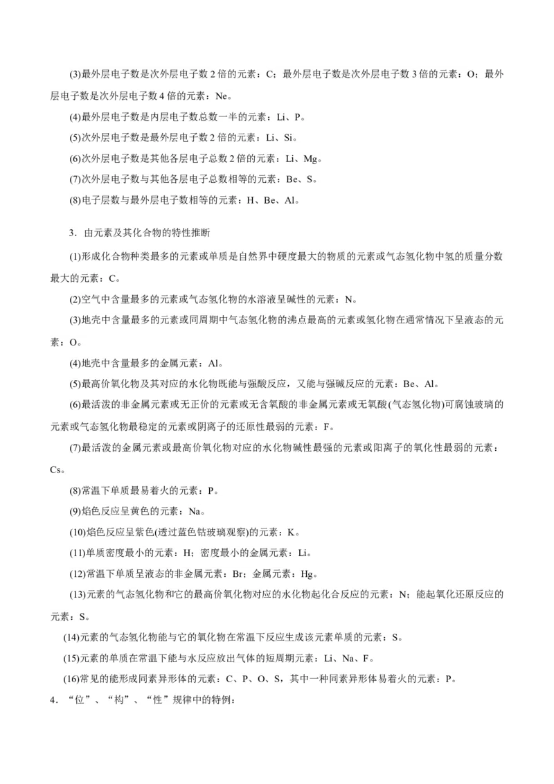 专题04物质结构和元素周期律&mdash;&mdash;备战2021年高考化学纠错笔记（教师版含解析）_05高考化学_新高考复习资料_2023年新高考资料_一轮复习_2023年新高考大一轮复习讲义