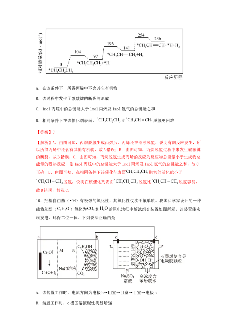 专练07十四道选择题+主观原理题-备战2024年高考化学考前手感保温训练（新高考卷）（解析版）_05高考化学_2024年新高考资料_5.2024三轮冲刺_备战2024年高考化学考前手感保温训练（新高考卷
