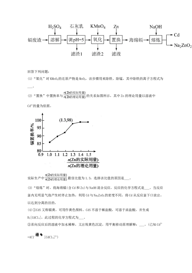 专题20工业流程题（学生版）2021年高考化学真题和模拟题分类汇编（44题）_05高考化学_新高考复习资料_2023年新高考资料_一轮复习_2023年新高考大一轮复习讲义