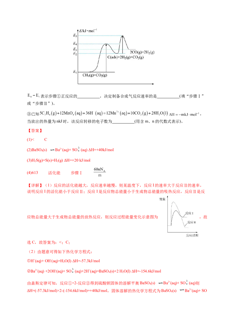 专题19化学能与热能（解析版）-备战2025年高考化学二轮&middot;突破提升专题复习讲义（新高考通用）_05高考化学_2025年新高考资料_二轮复习_01高考语文等多个文件