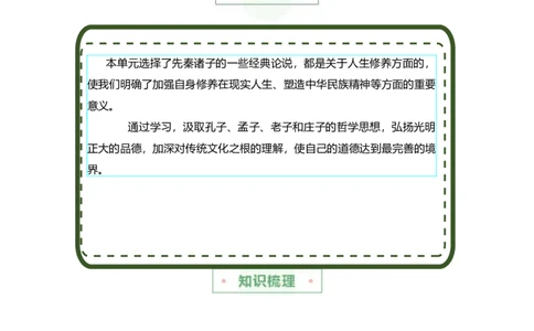 第二单元主题之二：诸子之光（感悟诸子之光，探寻文化之流）（统编版）学生版_高语_高中语文_选择性必修上册_单元阅读