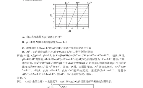 2025届高三化学一轮专题复习讲义（15）-专题三第八讲沉淀溶解平衡_05高考化学_2025年新高考资料_一轮复习_2025届高三化学一轮专题复习讲义