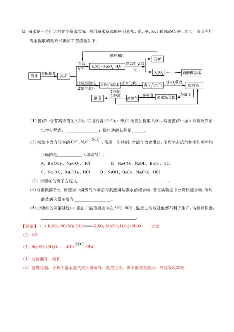 专题08常见无机物及其应用-高中化学纠错笔记_05高考化学_新高考复习资料_2022年新高考资料_2022年一轮复习各版本_1.高考化学2022年一轮复习通用版_赠品高中化学纠错笔记