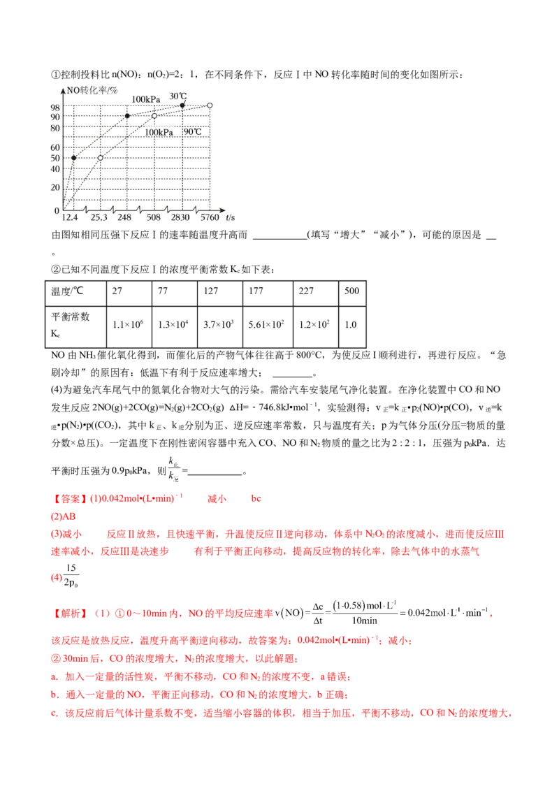 专题40原理综合-2024年高考化学一轮复习基础考点必刷好题（新教材新高考）（解析版）_05高考化学_2024年新高考资料_1.2024一轮复习