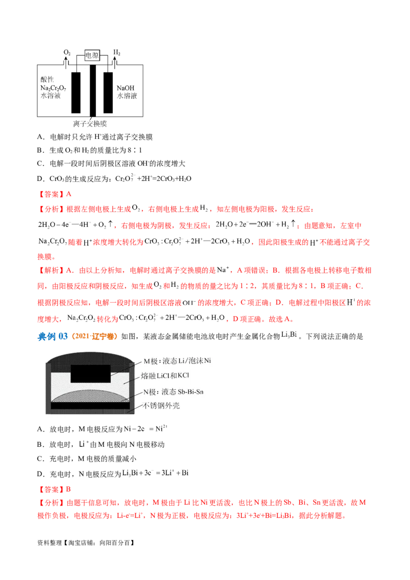 专题05金属及其重要化合物（讲义）（解析版）_05高考化学_新高考复习资料_2024年新高考资料_二轮复习资料_高频考点解密2024年高考化学二轮复习高频考点追踪与预测（新高考专用）