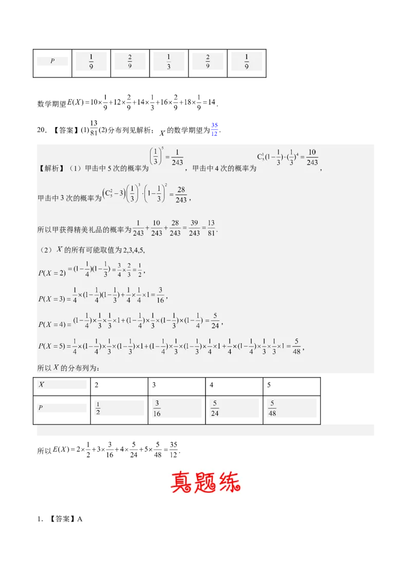 考向44事件的独立性与条件概率（重点）-备战2023年高考数学一轮复习考点微专题（全国通用）（学生版）_2.2025数学总复习_赠品通用版（老高考）复习资料_一轮复习