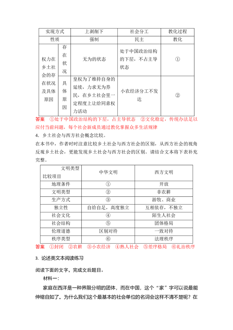 第五单元（知识清单）统编版必修上册）_高语_高中语文_必修上册_知识清单