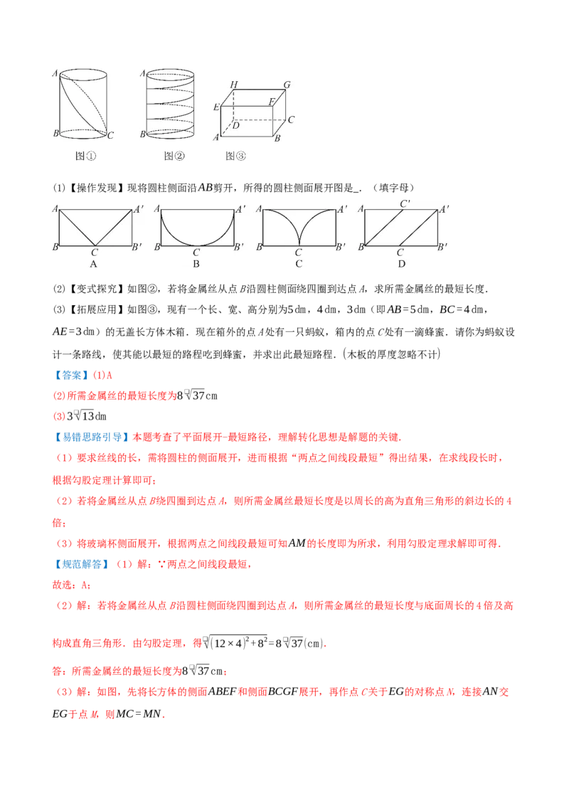 专题20.5勾股定理（十八大易错题题型训练共52题）解析版_初中数学人教版_八年级数学下册_保存转存之后查看(1)_2026春季新版-持续更新中_第二套-知_08讲义练习