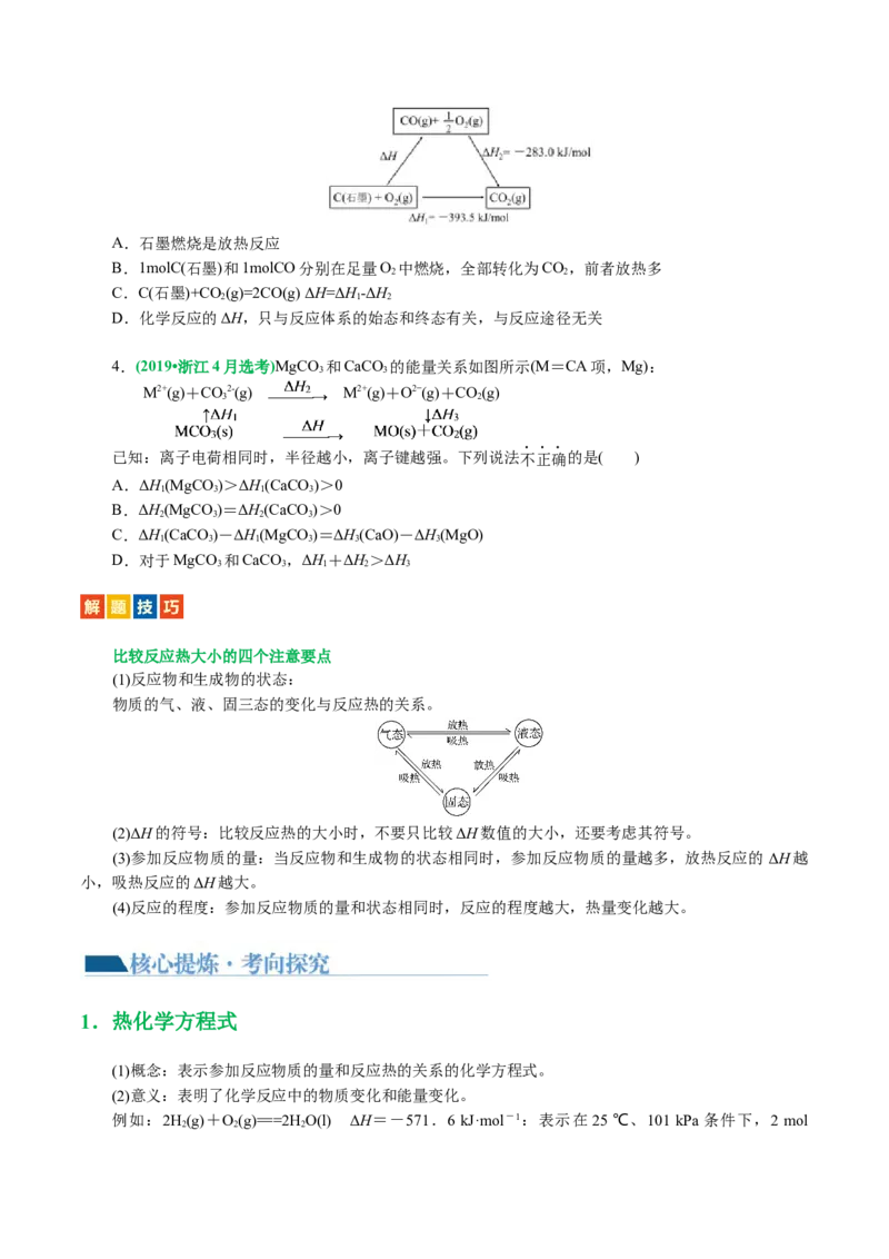 专题06化学反应与能量(讲义)(原卷版)_05高考化学_2024年新高考资料_2.2024二轮复习_2024年高考化学二轮复习讲练测（新教材新高考）