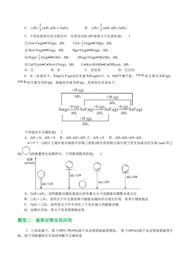 专题06化学反应与能量(讲义)(原卷版)_05高考化学_2024年新高考资料_2.2024二轮复习_2024年高考化学二轮复习讲练测（新教材新高考）