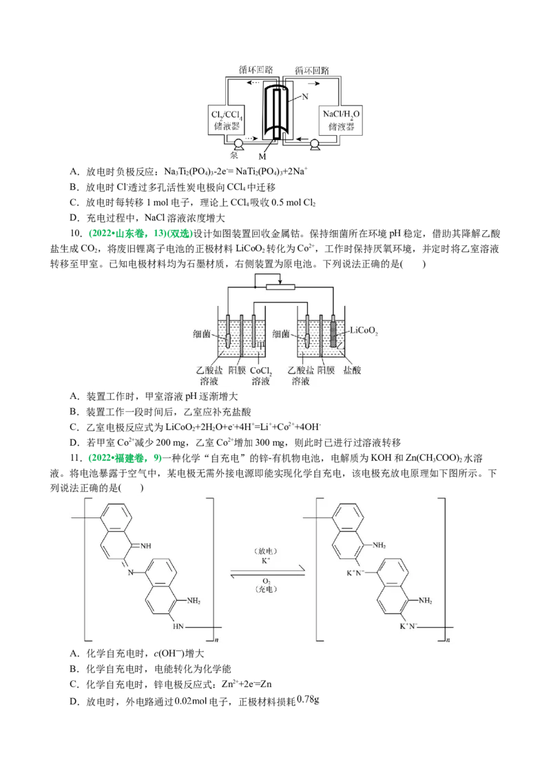 专题06化学反应与能量(讲义)(原卷版)_05高考化学_2024年新高考资料_2.2024二轮复习_2024年高考化学二轮复习讲练测（新教材新高考）