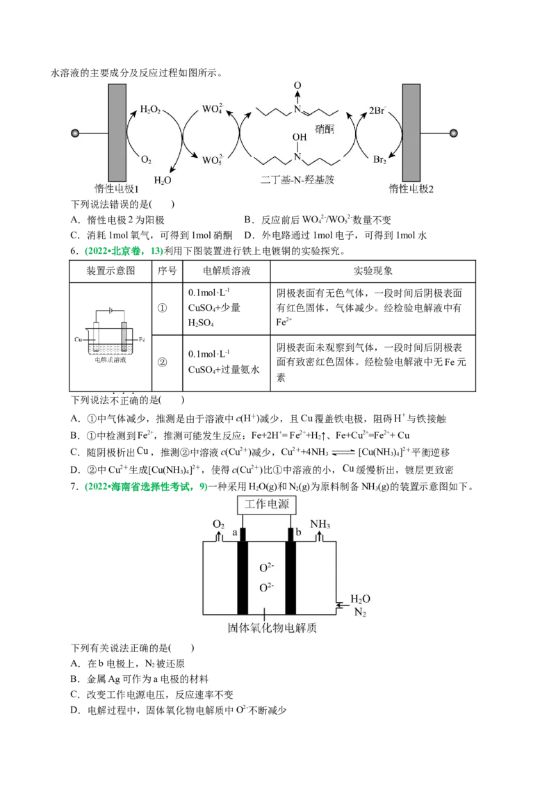 专题06化学反应与能量(讲义)(原卷版)_05高考化学_2024年新高考资料_2.2024二轮复习_2024年高考化学二轮复习讲练测（新教材新高考）
