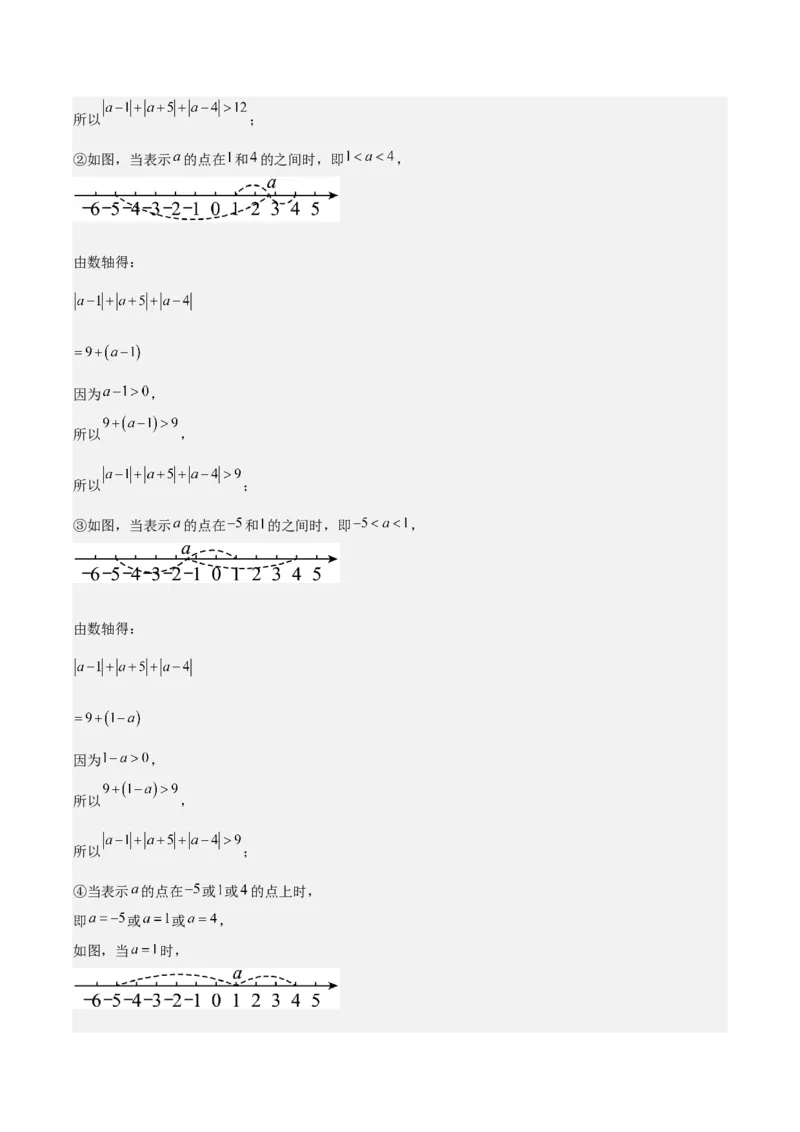 专题07难点探究专题：化简绝对值之四大考点(解析版)_初中数学人教版_7上-初中数学人教版_7上-初中数学人教版（旧版）赠送_07专项讲练