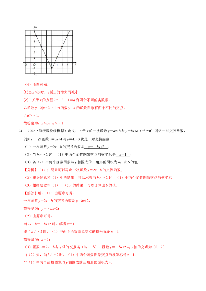 专题19.3一次函数专项提升训练（重难点培优）-拔尖特训2023年培优（解析版）人教版_初中数学人教版_八年级数学下册_保存转存之后查看(1)_旧版-可参考_07专项讲练
