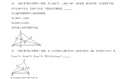 专题11.6三角形（压轴题综合测试卷）（人教版）（原卷版）_初中数学人教版_8上-初中数学人教版_旧版_07专项讲练_八年级数学上册从重点到压轴（人教版）