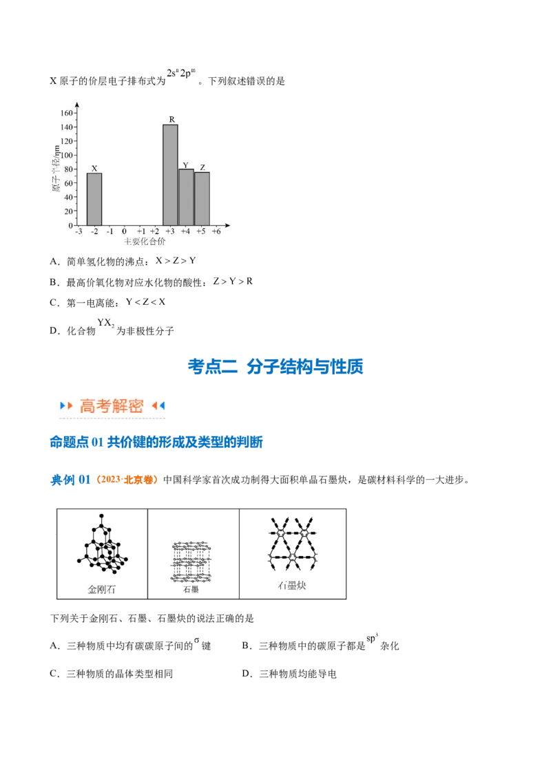 专题07物质结构与元素周期律（讲义）（原卷版）_05高考化学_新高考复习资料_2024年新高考资料_二轮复习资料_讲义