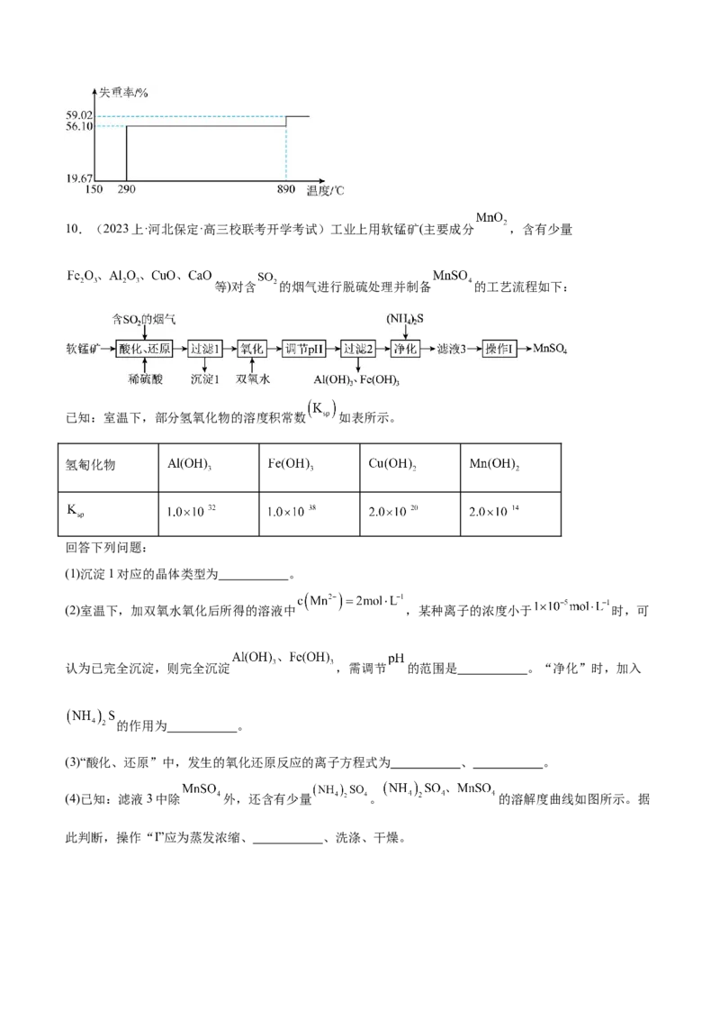 专题05金属及其重要化合物（分层练）（原卷版）_05高考化学_2024年新高考资料_2.2024二轮复习_高频考点2024年高考化学二轮复习高频考点追踪与预测（新高考专用）
