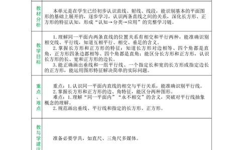 第五单元总教案_A151三年级下册数学（苏教版）_2026春新版_第二套_03教案（第二套）齐全_第5单元长方形和正方形教学设计（共6课时）