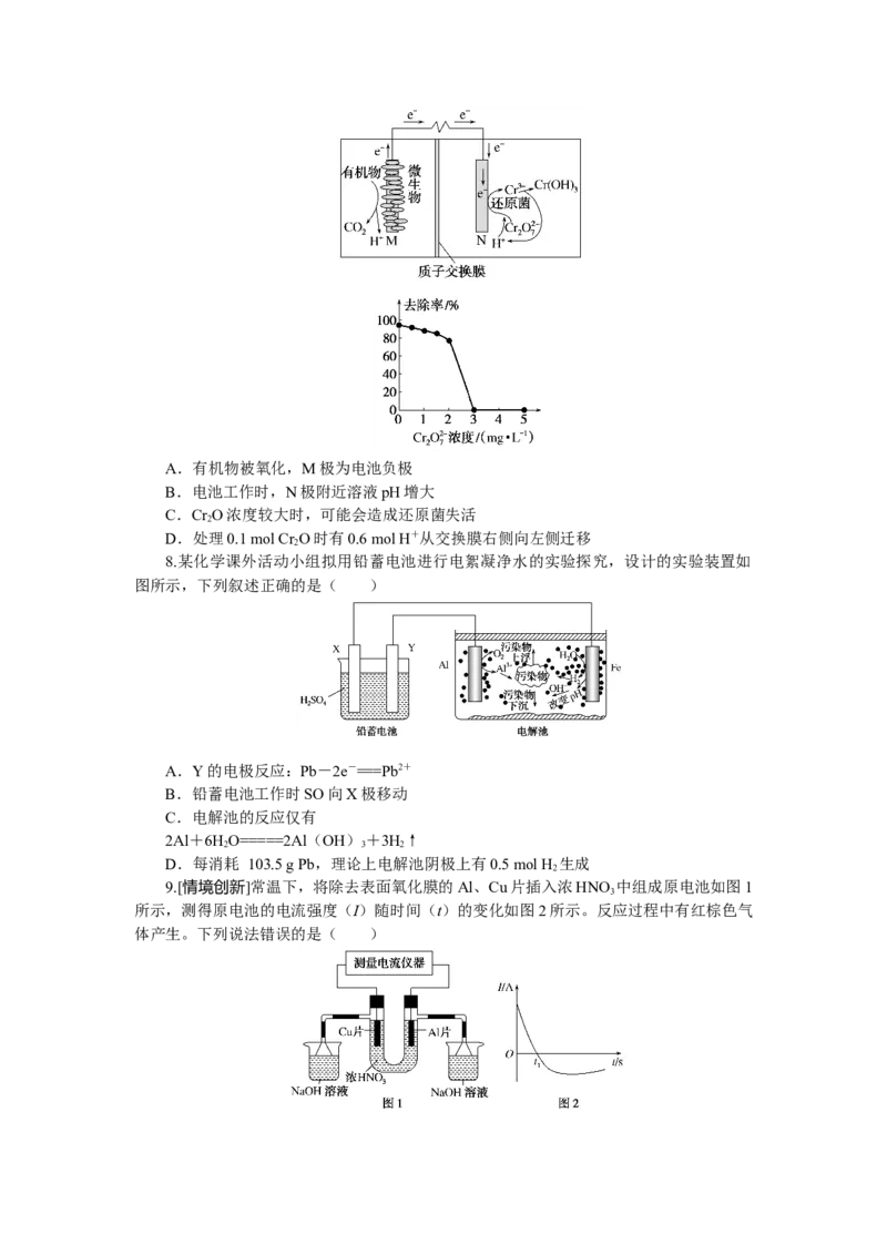 专练31原电池原理及应用一_05高考化学_新高考复习资料_2023年新高考资料_专项复习_2023《微专题&middot;小练习》&middot;化学&middot;新教材&middot;XL-6